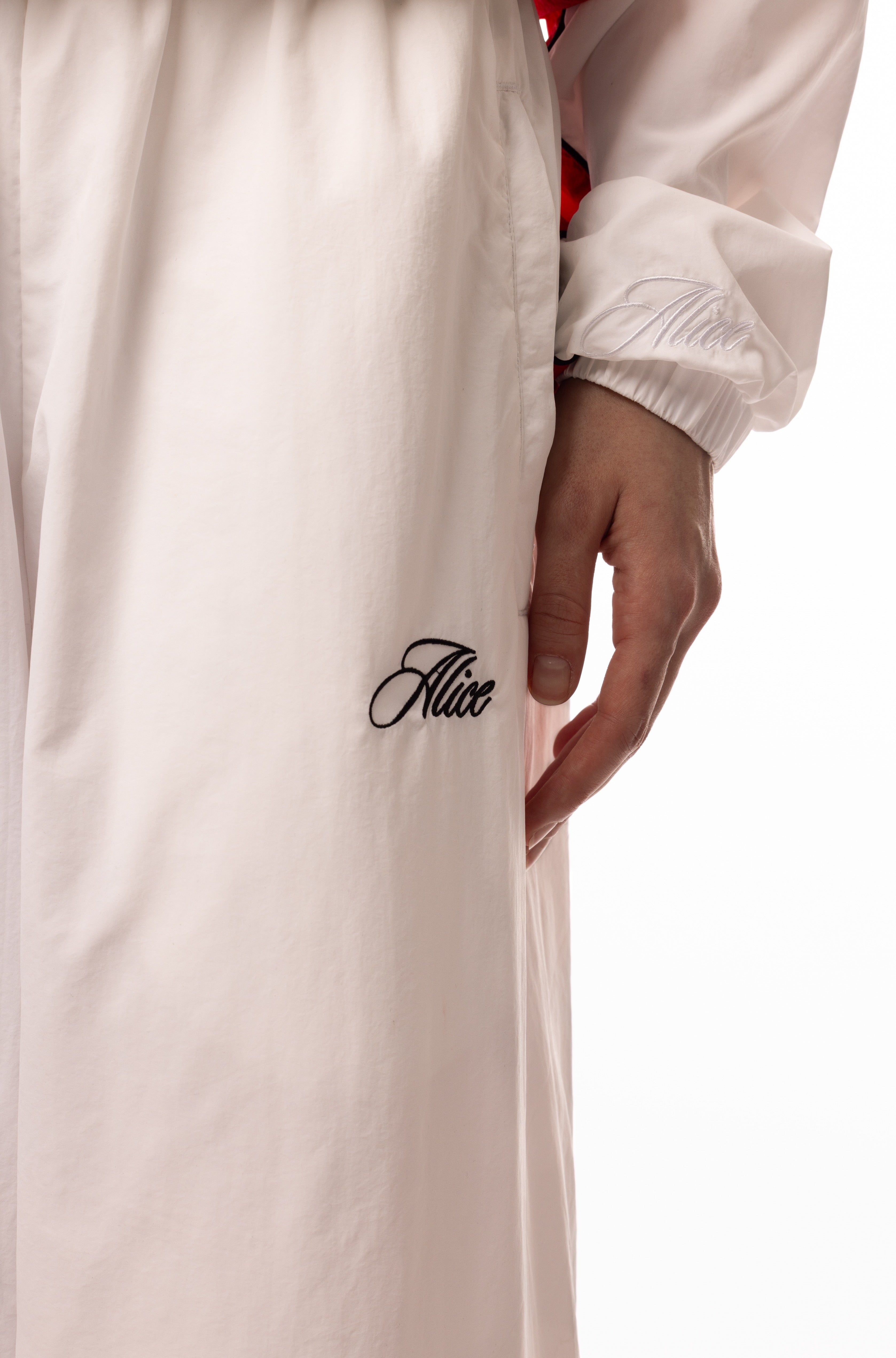 LE PANTALON TRACKSUIT BLANC