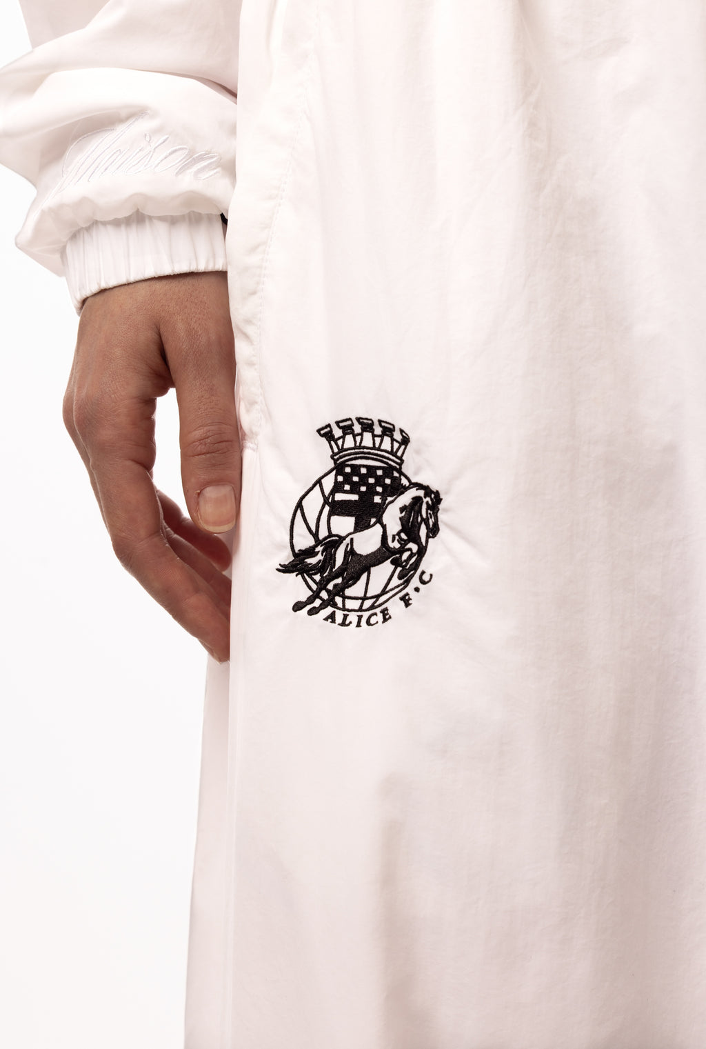 LE PANTALON TRACKSUIT BLANC