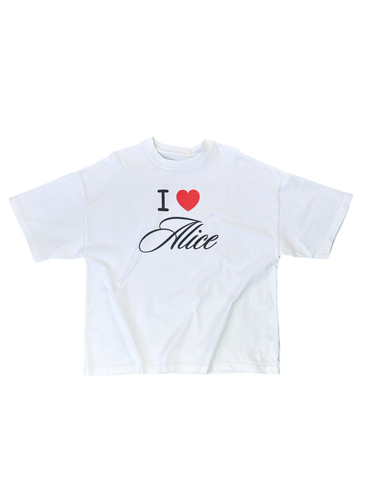 Tee Shirt I LOVE ALICE