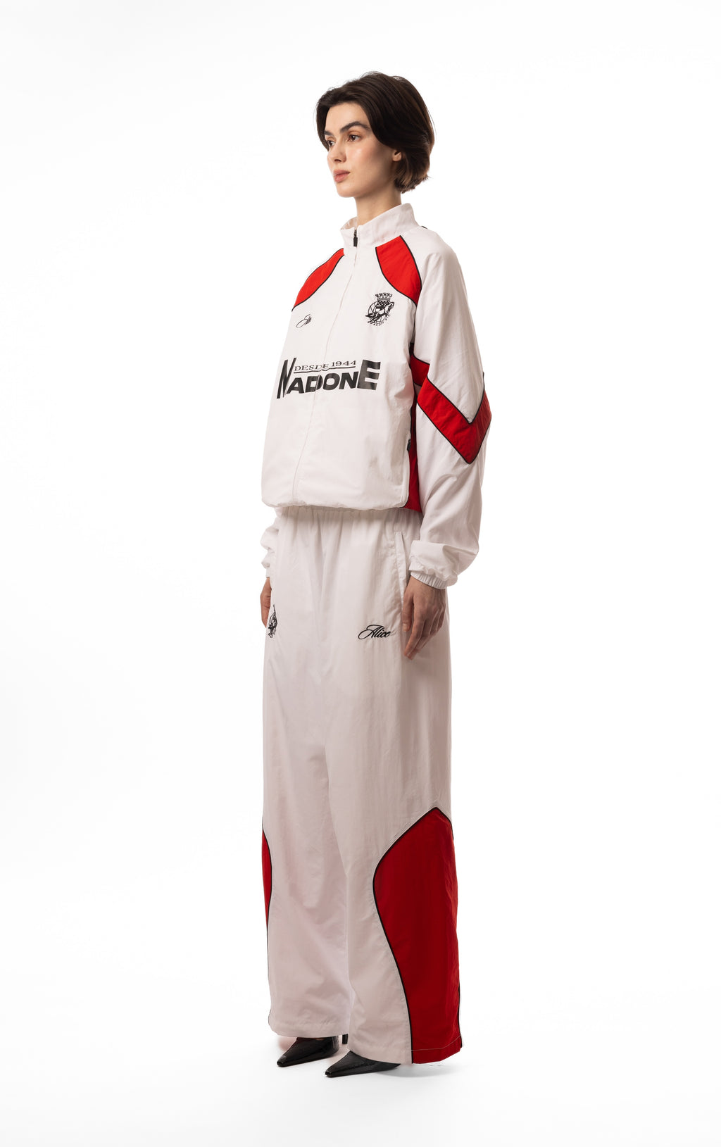 LE PANTALON TRACKSUIT BLANC